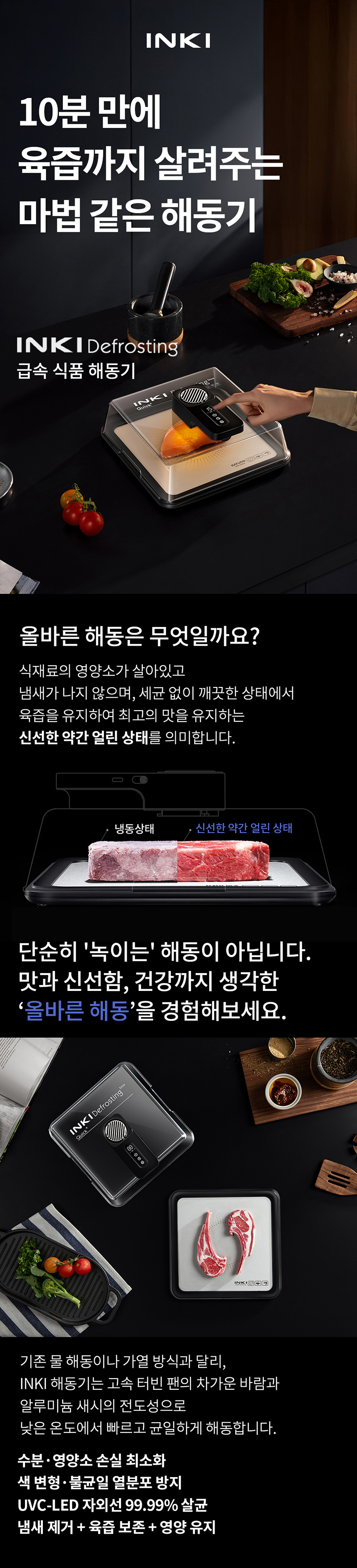 INKI 급속 식품 해동기 TM-INKI01 상세 1